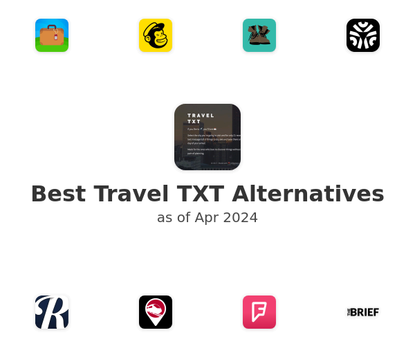 Best Travel TXT Alternatives