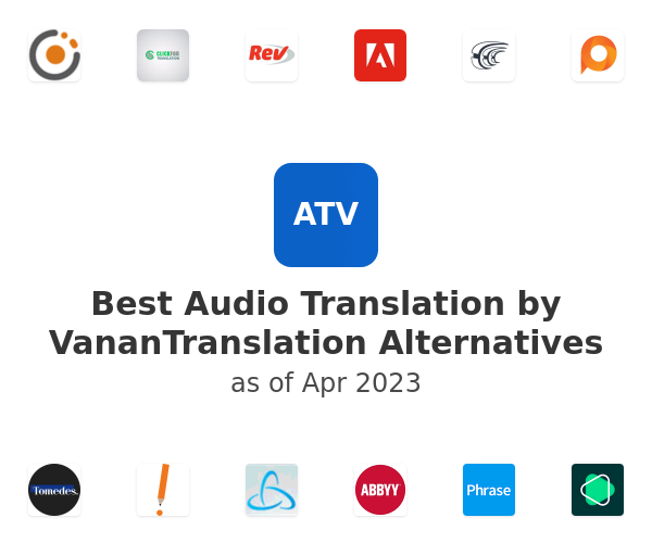 Best Audio Translation by VananTranslation Alternatives