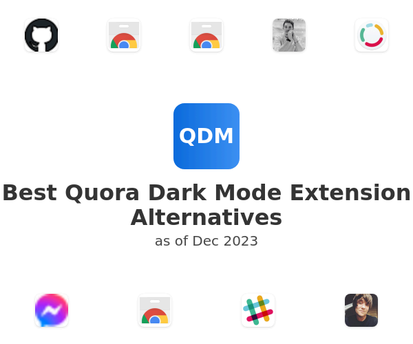 Best Quora Dark Mode Extension Alternatives