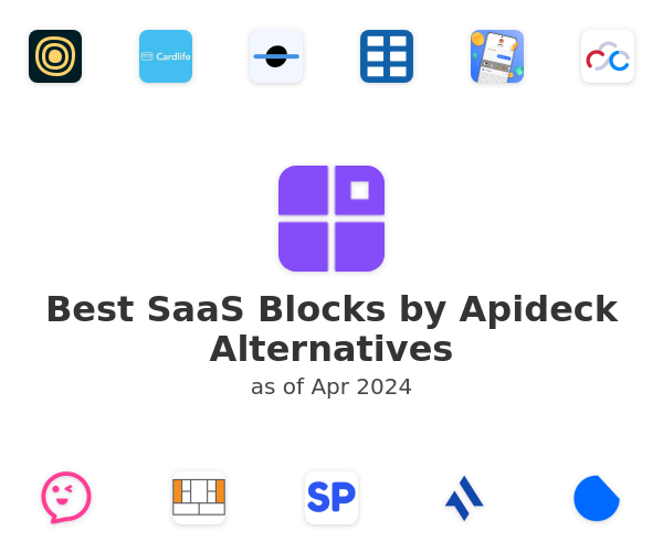 Best SaaS Blocks by Apideck Alternatives