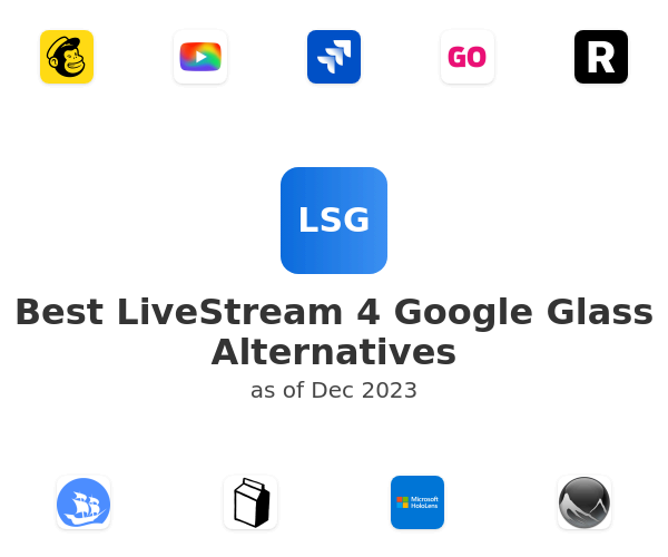 Best LiveStream 4 Google Glass Alternatives