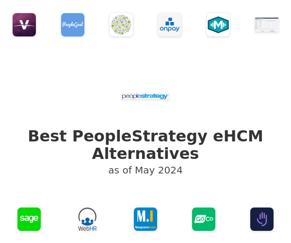 Best PeopleStrategy eHCM Alternatives