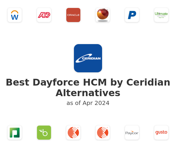 Best Dayforce HCM by Ceridian Alternatives