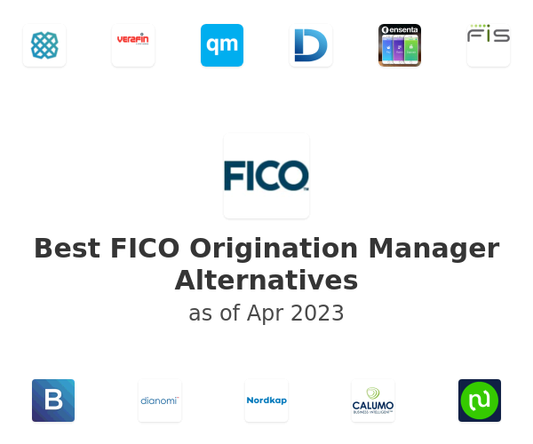 Best FICO Origination Manager Alternatives