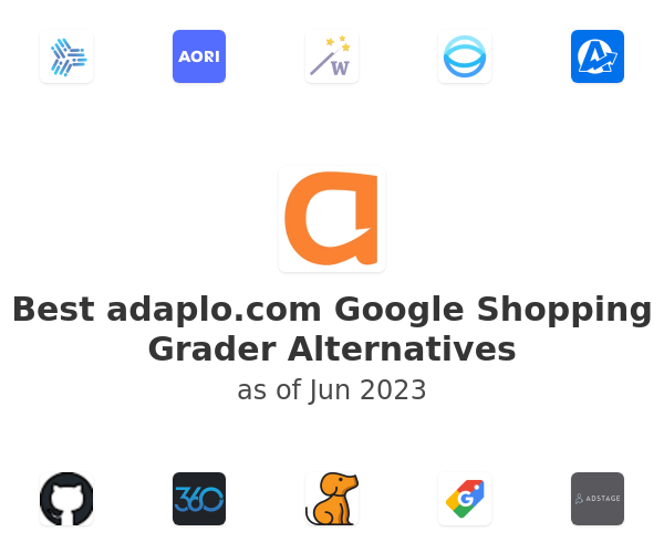 Best adaplo.com Google Shopping Grader Alternatives