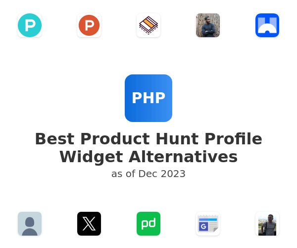Best Product Hunt Profile Widget Alternatives