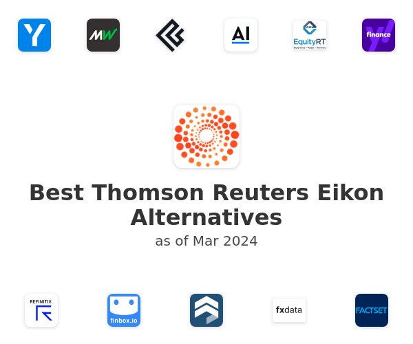 Best Thomson Reuters Eikon Alternatives
