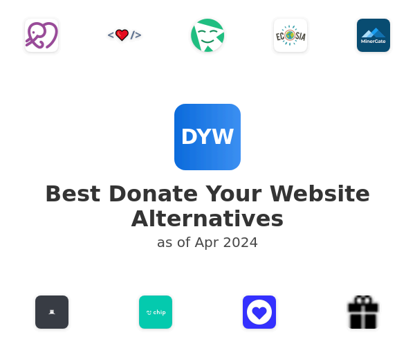 Best Donate Your Website Alternatives