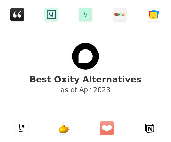Best Oxity Alternatives