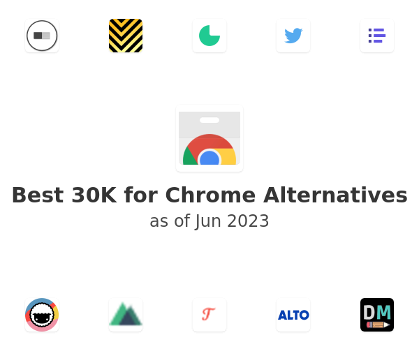 Best 30K for Chrome Alternatives
