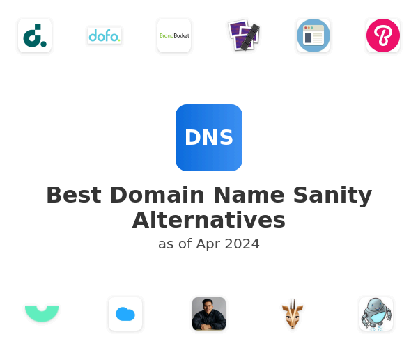 Best Domain Name Sanity Alternatives