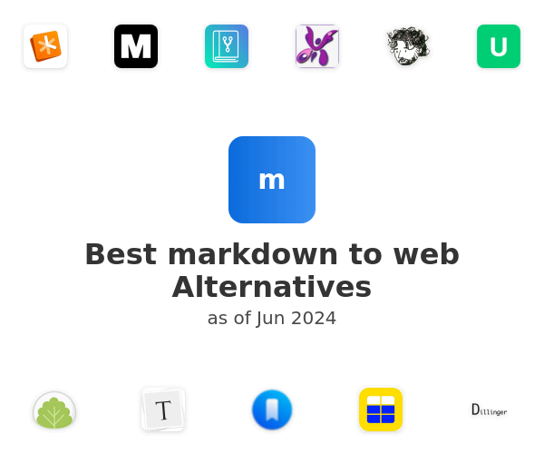 Best markdown to web Alternatives