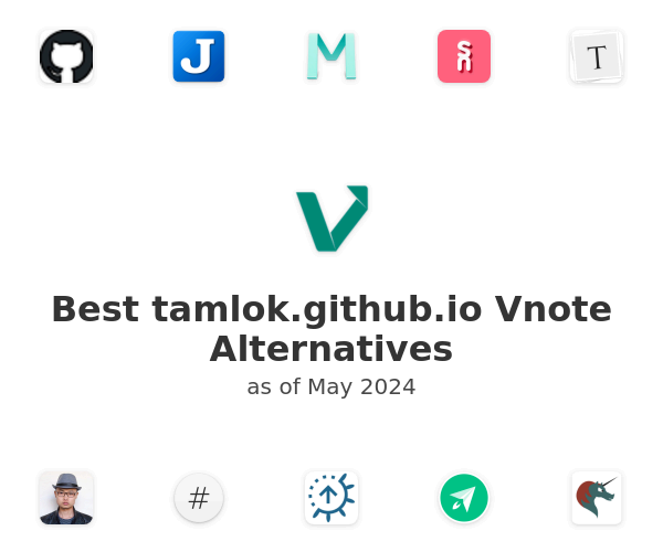 Best tamlok.github.io Vnote Alternatives