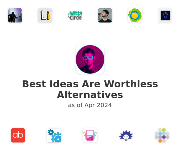 Best Ideas Are Worthless Alternatives