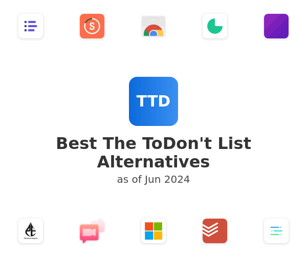 Best The ToDon't List Alternatives