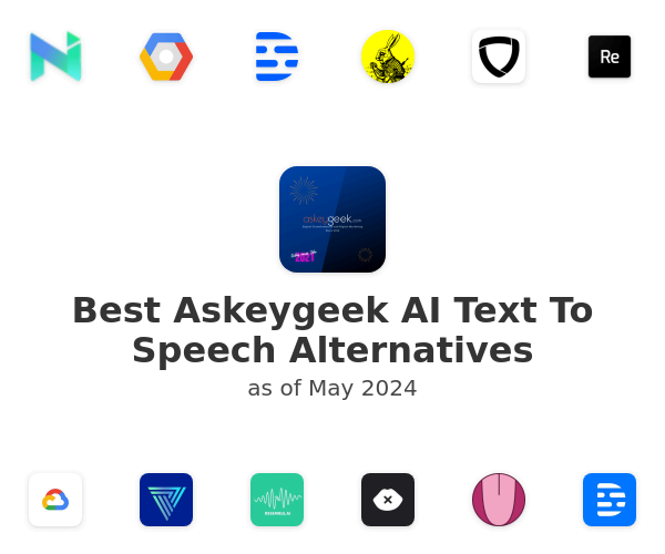 Best Askeygeek AI Text To Speech Alternatives
