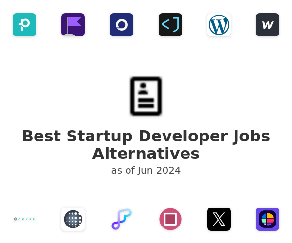 Best Startup Developer Jobs Alternatives