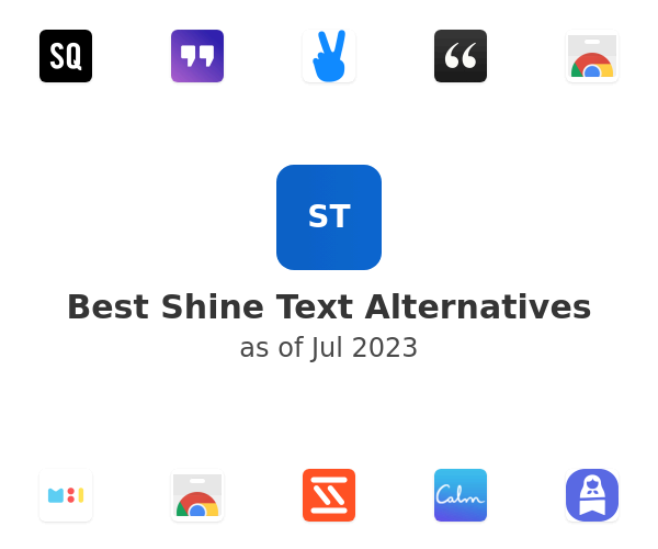 Best Shine Text Alternatives