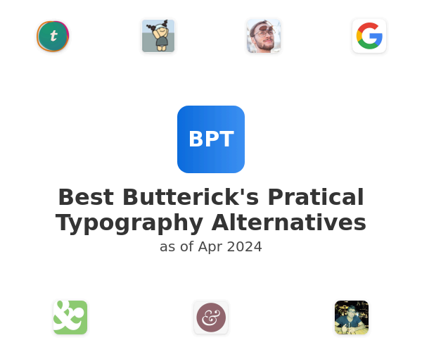 Best Butterick's Pratical Typography Alternatives