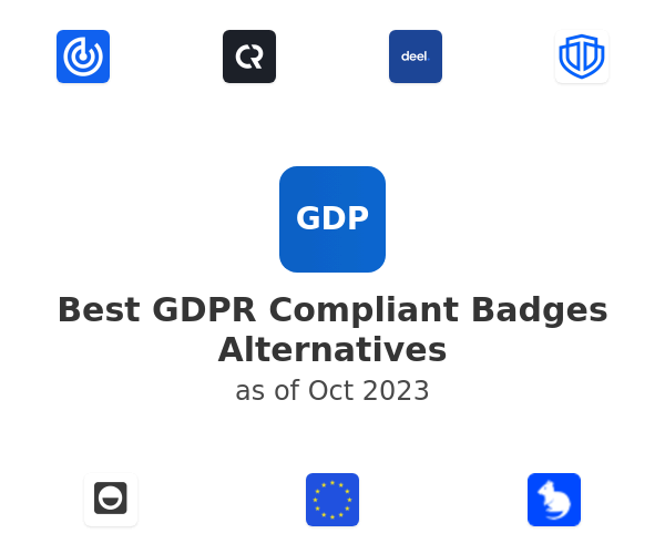 Best GDPR Compliant Badges Alternatives