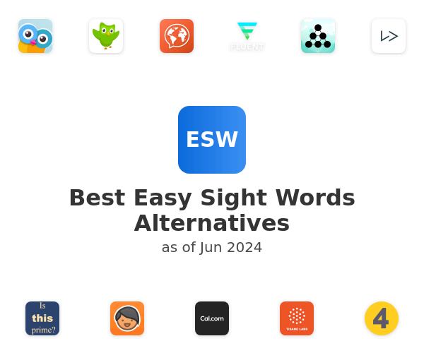Best Easy Sight Words Alternatives