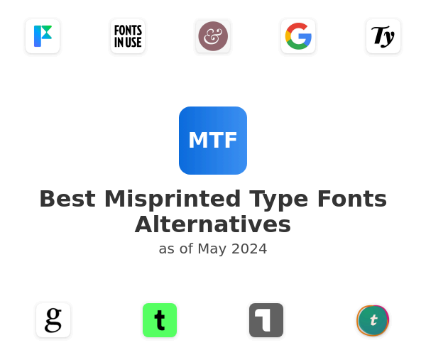 Best Misprinted Type Fonts Alternatives