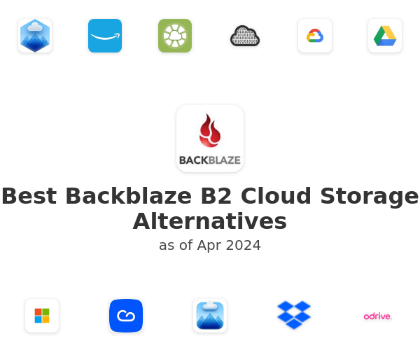 Best Backblaze B2 Cloud Storage Alternatives