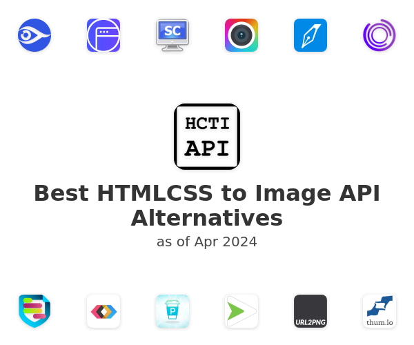 Best HTMLCSS to Image API Alternatives