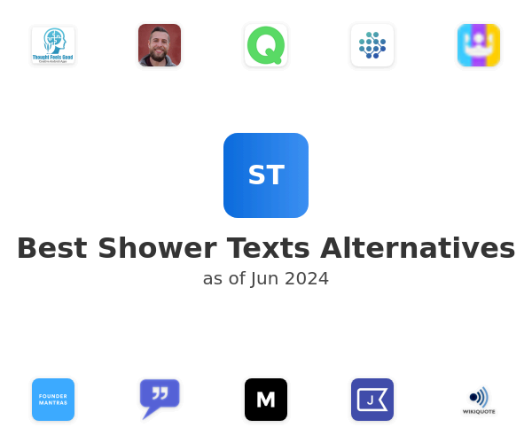Best Shower Texts Alternatives
