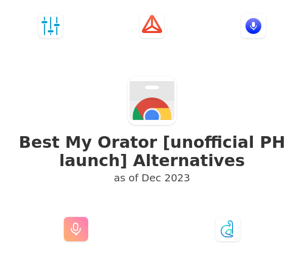 Best My Orator [unofficial PH launch] Alternatives