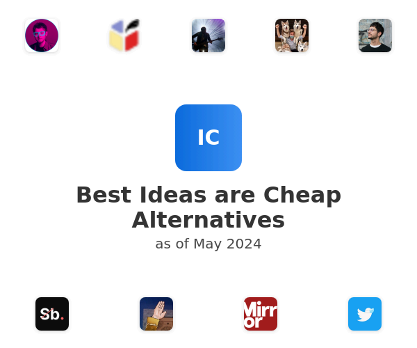 Best Ideas are Cheap Alternatives