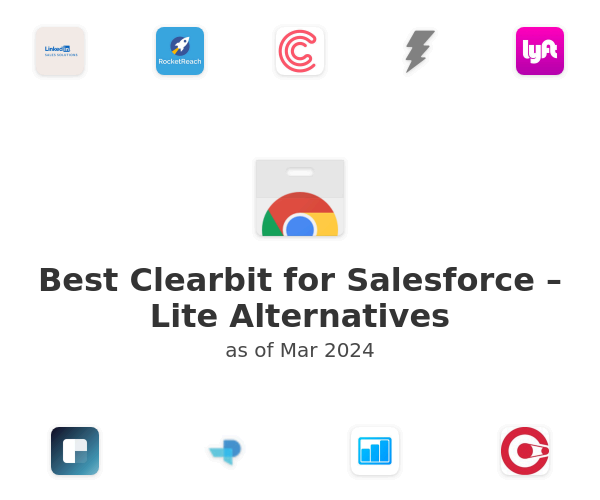 Best Clearbit for Salesforce – Lite Alternatives