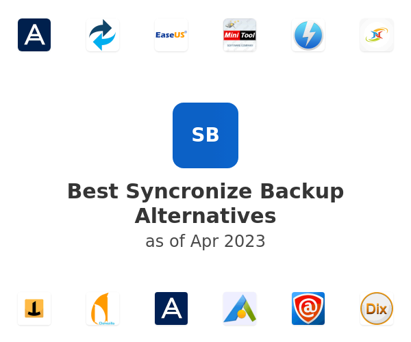 Best Syncronize Backup Alternatives