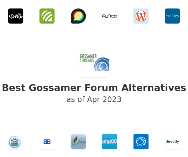 Best Gossamer Forum Alternatives
