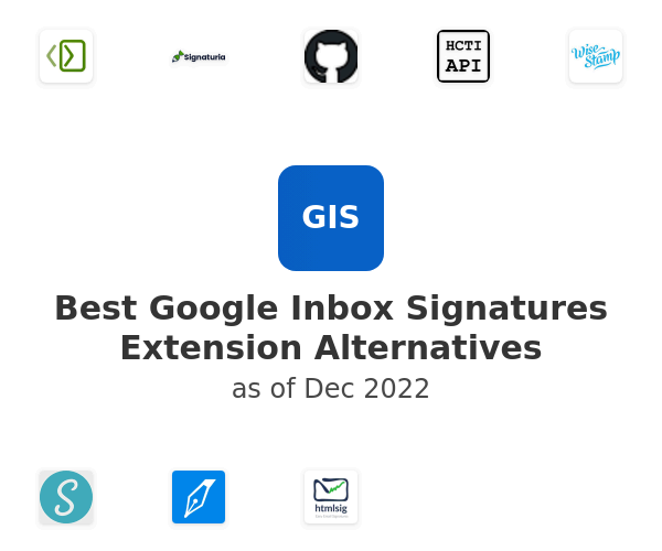 Best Google Inbox Signatures Extension Alternatives