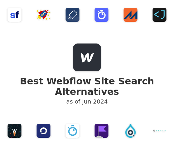 Best Webflow Site Search Alternatives