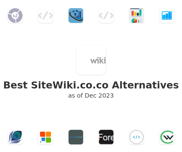 Best SiteWiki.co.co Alternatives