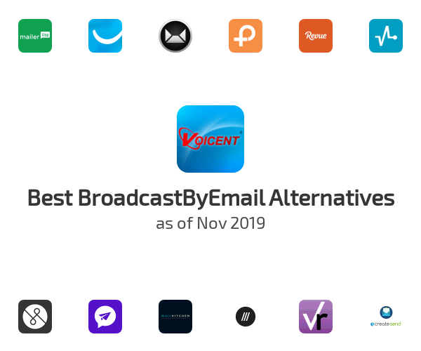 Best BroadcastByEmail Alternatives