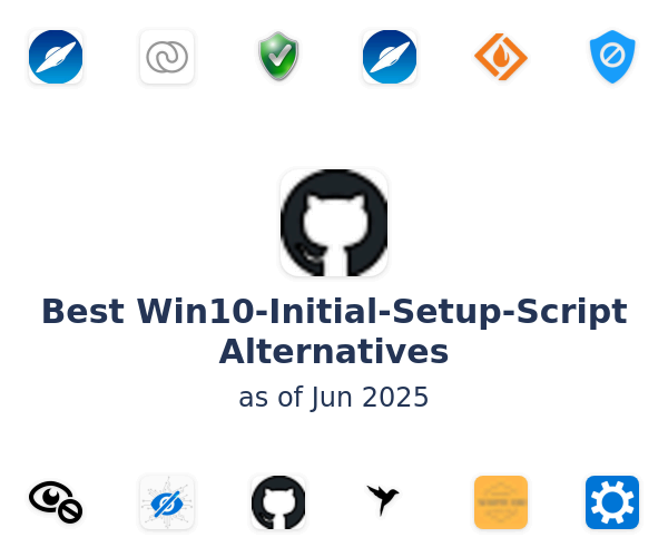 Best Win10-Initial-Setup-Script Alternatives