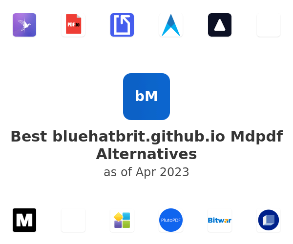 Best bluehatbrit.github.io Mdpdf Alternatives