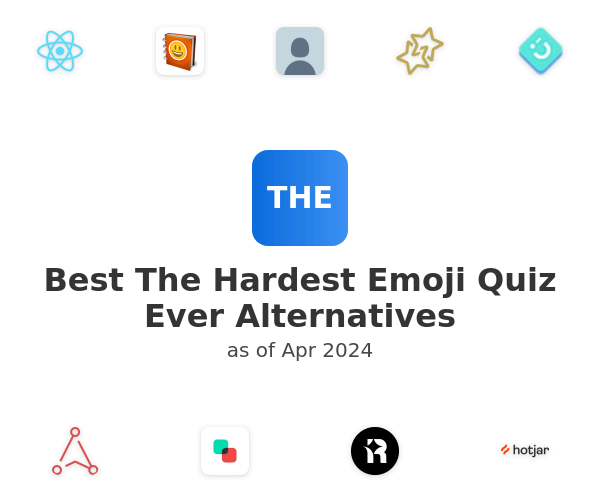 Best The Hardest Emoji Quiz Ever Alternatives