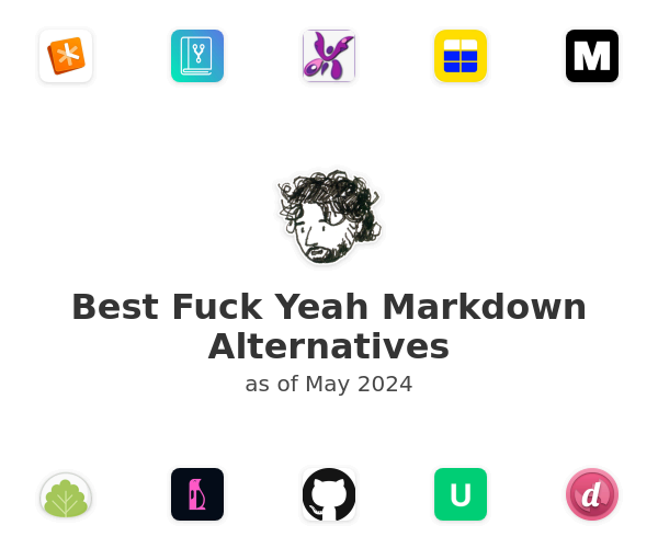 Best Fuck Yeah Markdown Alternatives