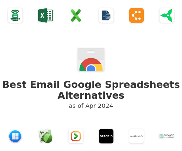 Best Email Google Spreadsheets Alternatives