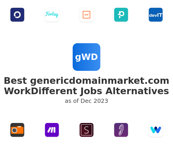 Best genericdomainmarket.com WorkDifferent Jobs Alternatives