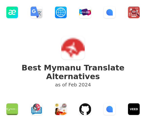 Best Mymanu Translate Alternatives