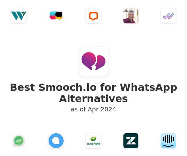 Best Smooch.io for WhatsApp Alternatives