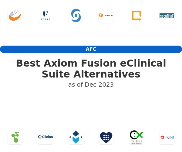 Best Axiom Fusion eClinical Suite Alternatives