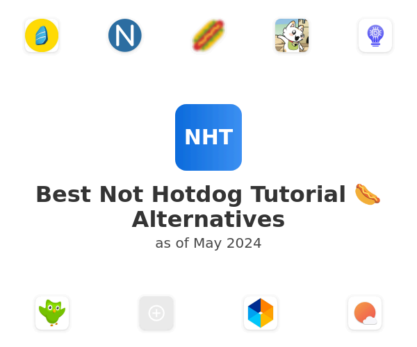 Best Not Hotdog Tutorial 🌭 Alternatives