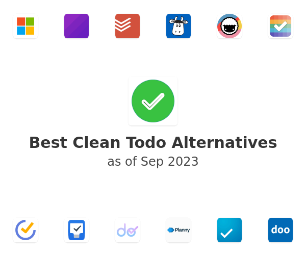 Best Clean Todo Alternatives