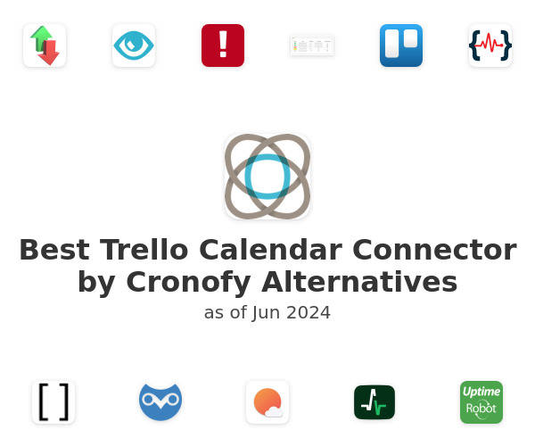 Best Trello Calendar Connector by Cronofy Alternatives